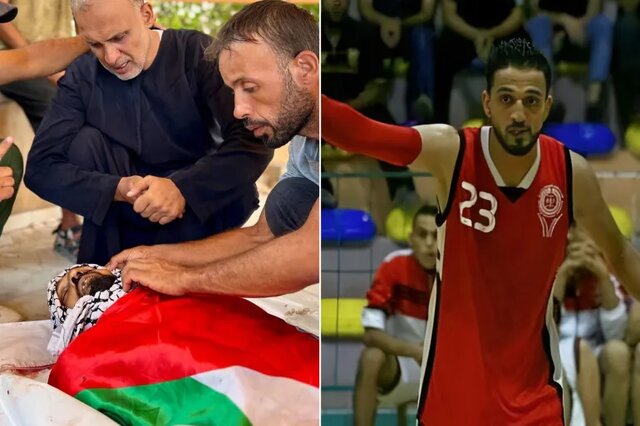 شهادت بازیکن تیم ملی بسکتبال فلسطین در خان‌یونس