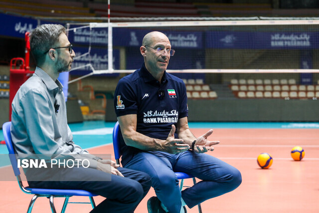 پیاتزا: هیچوقت به استعفا از والیبال ایران فکر نکردم/ به عبادیپور گفتم استراحت کن