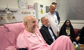 عیادت پزشکیان از سید محمد خاتمی