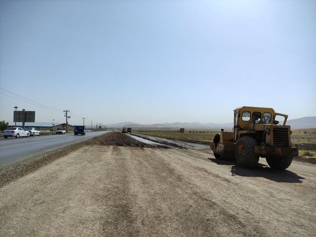 پیشرفت ۹۰ درصدی پروژه چهار خطه سامن- بروجرد