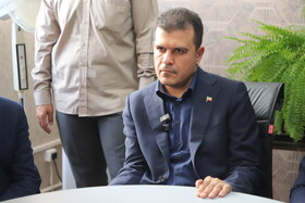 حسین افشین معاون علمی، فناوری و اقتصاد دانش بنیان در افتتاح اولین مرکز نوآوری هوش مصنوعی و اینترنت اشیا شمالغرب - تبریز