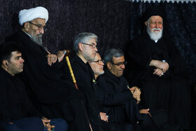 حسین سیمایی صراف، وزیر علوم در مراسم خطبه خوانی شب شهادت امام رضا (ع)