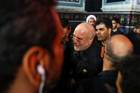 محمد باقر قالیباف، رئیس مجلس شورای اسلامی در مراسم خطبه خوانی شب شهادت امام رضا (ع)