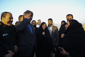 مراسم افتتاح پروژه آبرسانی اضطراری به شهر کرمان با حضورزهرا بهروزآذر،معاون رئیسجمهور در امورزنان و خانواده ومحمدعلی طالبی، استاندار کرمان