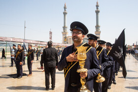 عزاداری خادمان کریمه اهل بیت(ع) در روز شهادت امام رضا(ع)