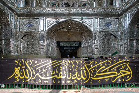 عزاداری خادمان کریمه اهل بیت(ع) در روز شهادت امام رضا(ع)