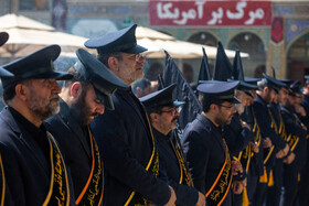 عزاداری خادمان کریمه اهل بیت(ع) در روز شهادت امام رضا(ع)
