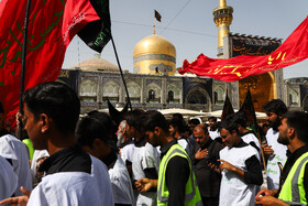 عزاداری شهادت امام رضا ( ع ) در حرم مطهر رضوی