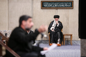 مراسم عزاداری شهادت امام رضا علیه‌السلام با حضور مقام معظم رهبری