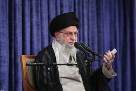 مراسم عزاداری شهادت امام رضا علیه‌السلام با حضور مقام معظم رهبری