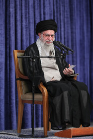 مراسم عزاداری شهادت امام رضا علیه‌السلام با حضور مقام معظم رهبری