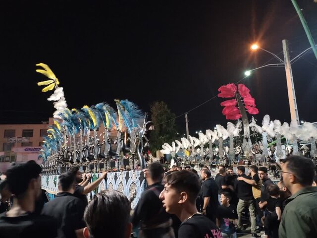 وداع عزاداران شهرستان پیشوا با ماههای محرم و صفر همزمان با شام شهادت امام رضا(ع)