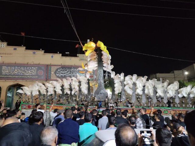 وداع عزاداران شهرستان پیشوا با ماههای محرم و صفر همزمان با شام شهادت امام رضا(ع)