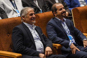 رسول رکنی‌زاده، رئیس دانشگاه اصفهان  و پیمان صالحی، معاون پژوهش و فناوری وزارت علوم در شصت‌ویکمین اجلاس معاونان پژوهش و فناوری کشور - اصفهان
