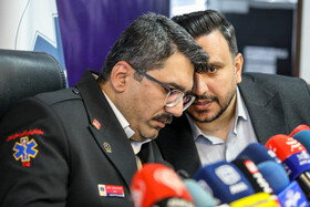 نشست خبری محمداسماعیل توکلی، رئیس اورژانس استان تهران