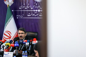 نشست خبری محمداسماعیل توکلی، رئیس اورژانس استان تهران