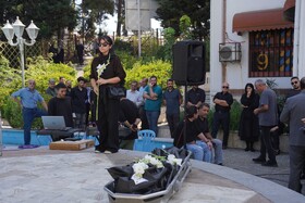 مراسم وداع و تشییع پیکر «مهرداد فلاحتگر» بازیگر سینمای ایران