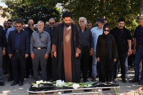 مراسم وداع و تشییع پیکر «مهرداد فلاحتگر» بازیگر سینمای ایران