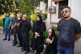 مراسم وداع و تشییع پیکر «مهرداد فلاحتگر» بازیگر سینمای ایران