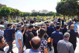 مراسم وداع و تشییع پیکر «مهرداد فلاحتگر» بازیگر سینمای ایران