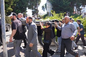 مراسم وداع و تشییع پیکر «مهرداد فلاحتگر» بازیگر سینمای ایران