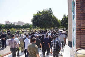 مراسم وداع و تشییع پیکر «مهرداد فلاحتگر» بازیگر سینمای ایران