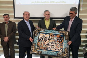تکریم حسن قاسم‌پور مدیرکل سابق حفاظت محیط زیست استان اردبیل
