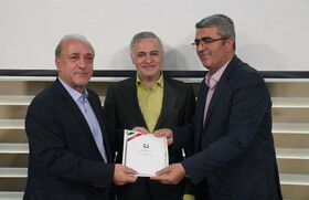تکریم حسن قاسم‌پور مدیرکل سابق حفاظت محیط زیست استان اردبیل