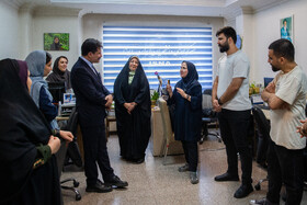 بازدید عبدالکریم حسین‌زاده، معاون رئیس‌جمهور در امور توسعه روستایی و مناطق محروم از خبرگزاری ایسنا