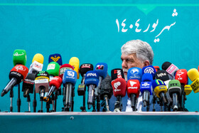 نشست خبری سیدعباس صالحی، وزیر فرهنگ و ارشاد اسلامی