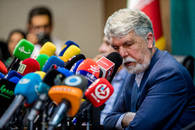 نشست خبری سیدعباس صالحی، وزیر فرهنگ و ارشاد اسلامی