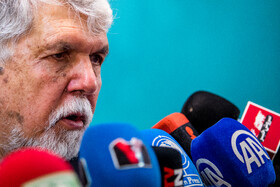 نشست خبری سیدعباس صالحی، وزیر فرهنگ و ارشاد اسلامی