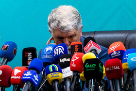 نشست خبری سیدعباس صالحی، وزیر فرهنگ و ارشاد اسلامی