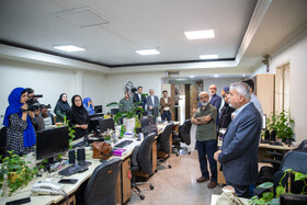 بازدید سیدرضا صالحی امیری، وزیر میراث فرهنگی، گردشگری و صنایع دستی از ایسنا