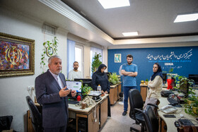 بازدید سیدرضا صالحی امیری، وزیر میراث فرهنگی، گردشگری و صنایع دستی از ایسنا