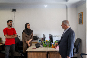 بازدید سیدرضا صالحی امیری، وزیر میراث فرهنگی، گردشگری و صنایع دستی از ایسنا