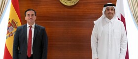 وزیران خارجه قطر و اسپانیا تحولات غزه را بررسی کردند