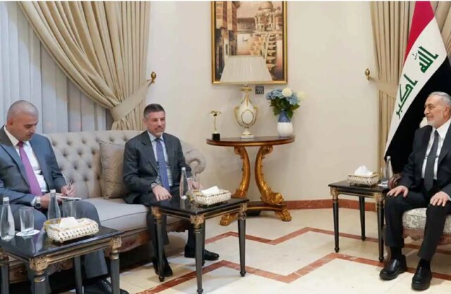 دیدار رئیس پارلمان عراق با کاردار آمریکا بر سر سرنوشت پایگاه عین‌الاسد