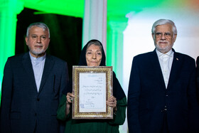 «محمدرضا عارف» معاول اول رئیس جمهور و «سید رضا صالحی‌امیری» وزیر میراث‌ فرهنگی، گردشگری و صنایع‌ دستی در  مراسم نکوداشت چهره های ماندگار میراث فرهنگی