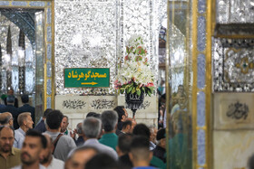 آیین سنتی تعویض پوش ضریح مطهر امام رضا (ع)