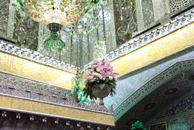 آیین سنتی تعویض پوش ضریح مطهر امام رضا (ع)