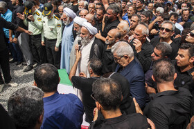 مراسم تشییع پیکر «امامعلی حبیبی»