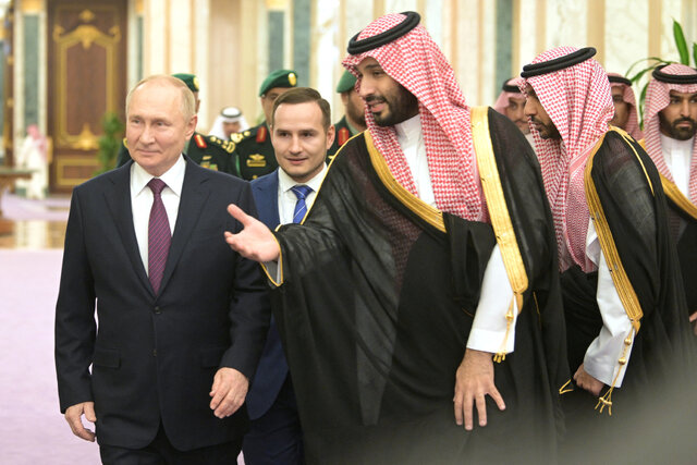 پیام کتبی پوتین به بن‌سلمان