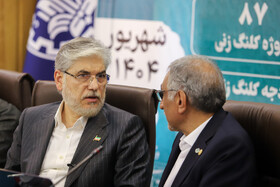 حسین سیمایی صراف در نشست افتتاح پروژه‌های عمرانی دانشگاه صنعتی اصفهان و شهرک علمی تحقیقاتی اصفهان