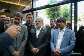 بازدید حسین سیمایی‌صراف، وزیر علوم، تحقیقات و فناوری از منطقه نوآوری کارخانه فولاد مبارکه در دانشگاه صنعتی اصفهان