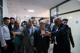 بازدید حسین سیمایی‌صراف، وزیر علوم، تحقیقات و فناوری از دفتر مخصوص استانداری اصفهان در شهرک علمی تحقیقاتی اصفهان 
