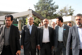 افتتاح فاز سوم مجموعه فرهنگی ورزشی کارگران در سفر وزیر تعاون، کار و رفاه اجتماعی به کرمانشاه