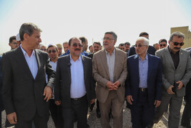 کلنگ‌زنی بیمارستان تخصصی مادر و کودک با حضور دکتر محمدرضا ظفرقندی، وزیر بهداشت، درمان و آموزش پزشکی 