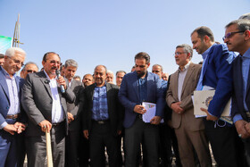 کلنگ‌زنی بیمارستان تخصصی مادر و کودک با حضور دکتر محمدرضا ظفرقندی، وزیر بهداشت، درمان و آموزش پزشکی 