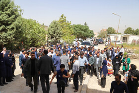 بازدید دکتر محمدرضا ظفرقندی، وزیر بهداشت، درمان و آموزش پزشکی از  مرکز جامع سلامت، بیمارستان پورسینای آشخانه خراسان شمالی